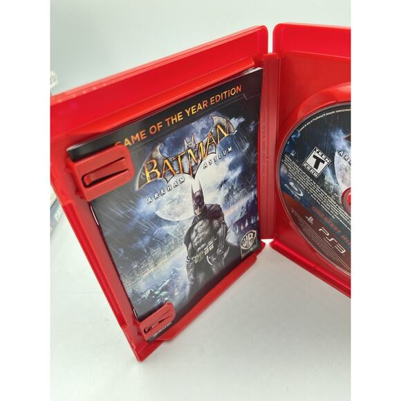 Batman Arkham Asylum Game of the Year Edition PS3 Complete CIB - Picture 3 of 7
